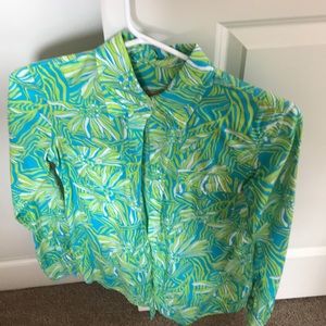 Lilly Pulitzer button down long sleeve